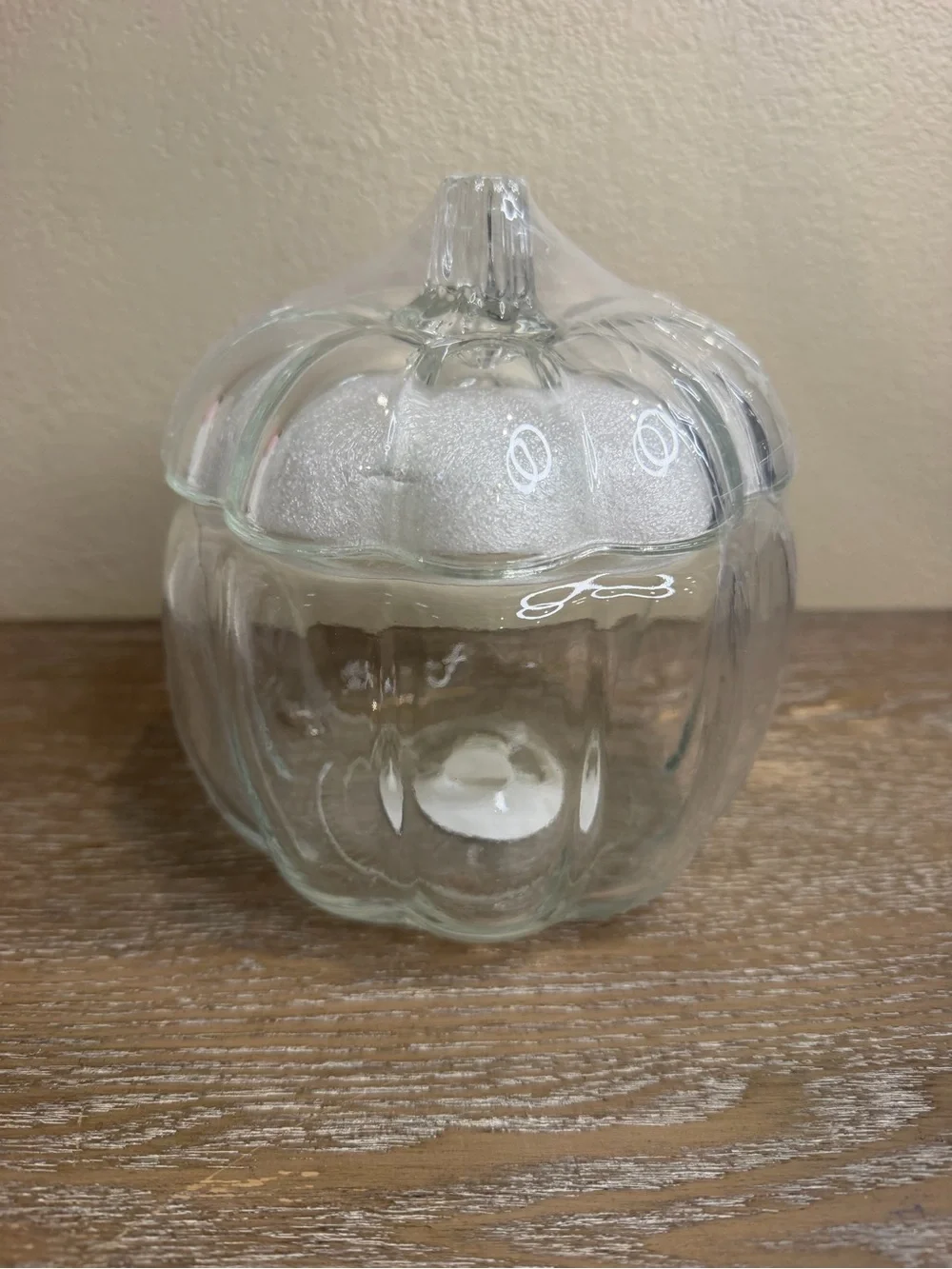 TARGET BULLSEYE PLAYGROUND Pumpkin GLASS JAR 1CT/ Pumpkin Glass Vessel
